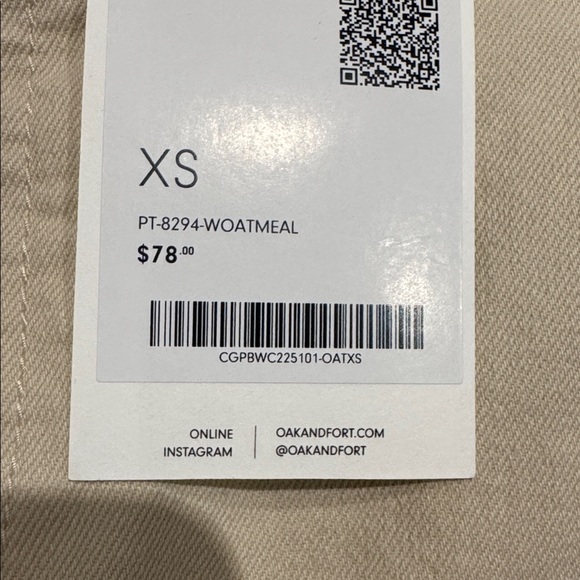 Oak + Fort Twill Wide Leg Pant - Picture 5 of 5